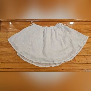 Aerie White‎ Eyelet Women's Skirt